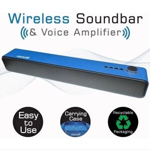 Maxell Wireless Soundbar & Voice Amplifier With 2.4Ghz Microphone